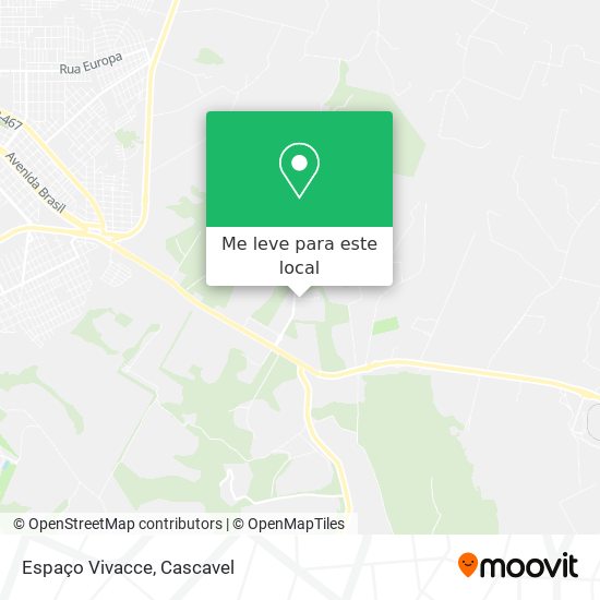 Espaço Vivacce mapa