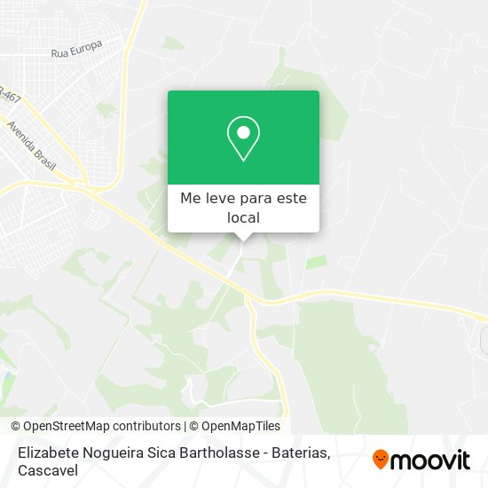 Elizabete Nogueira Sica Bartholasse - Baterias mapa