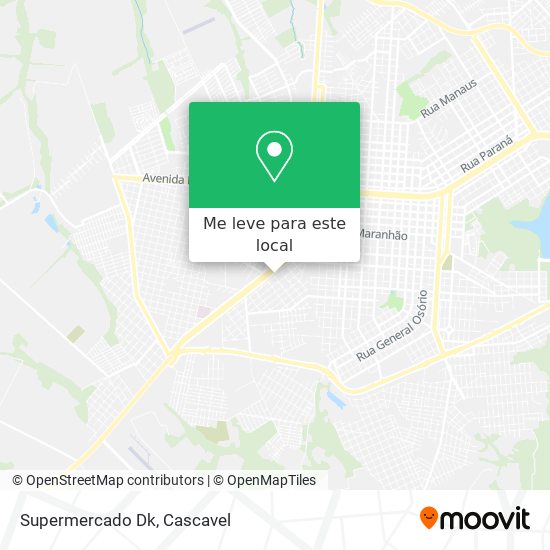 Supermercado Dk mapa