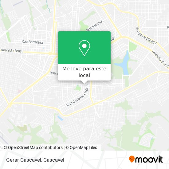 Gerar Cascavel mapa