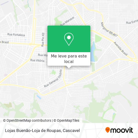 Lojas Buenão-Loja de Roupas mapa