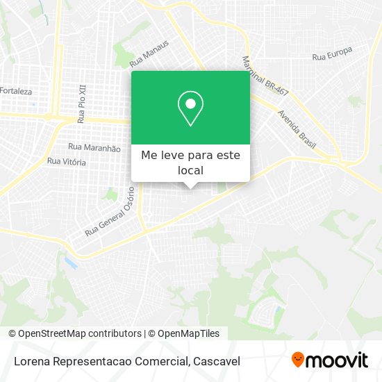Lorena Representacao Comercial mapa