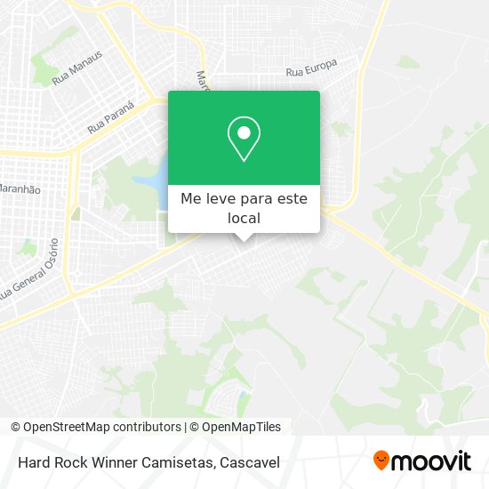 Hard Rock Winner Camisetas mapa