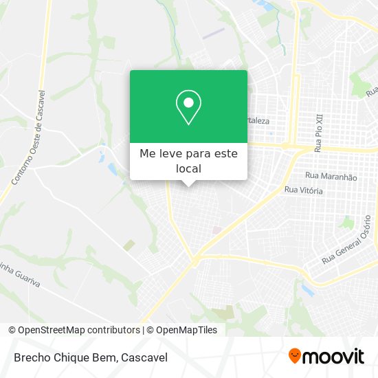 Brecho Chique Bem mapa