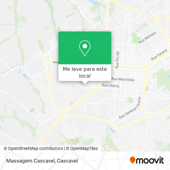 Massagem Cascavel mapa