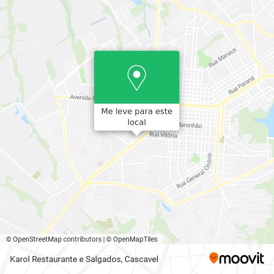 Karol Restaurante e Salgados mapa