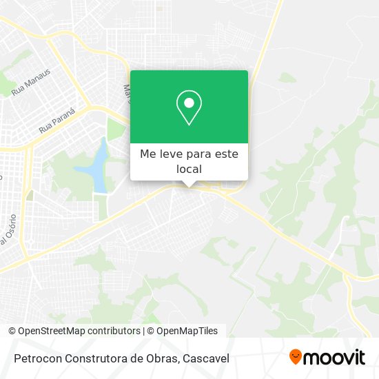 Petrocon Construtora de Obras mapa