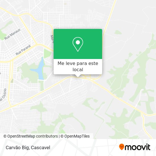 Carvão Big mapa