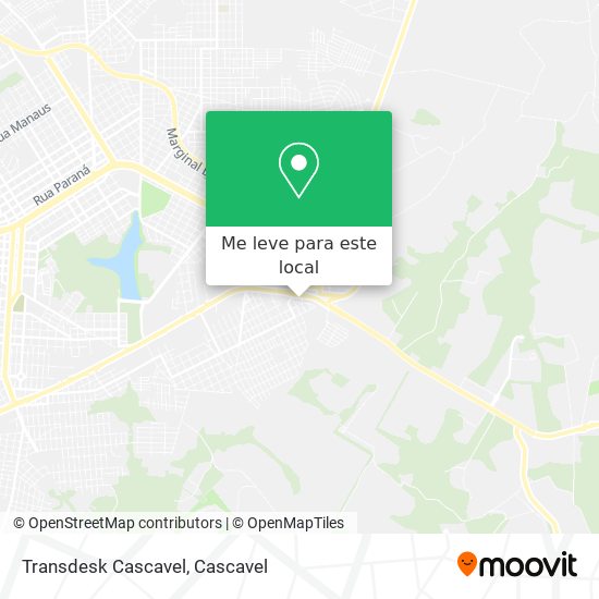 Transdesk Cascavel mapa