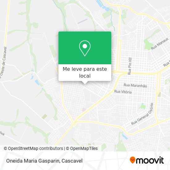 Oneida Maria Gasparin mapa