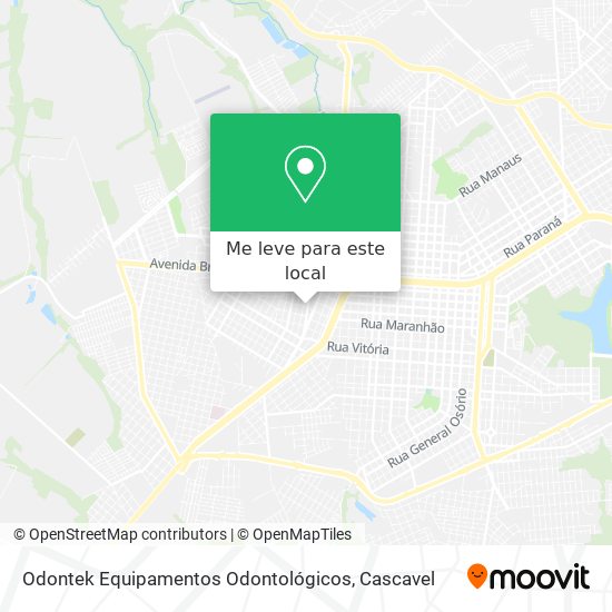 Odontek Equipamentos Odontológicos mapa