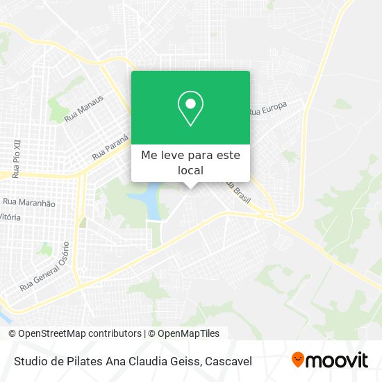 Studio de Pilates Ana Claudia Geiss mapa