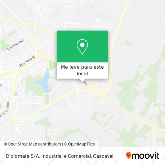 Diplomata S / A. Industrial e Comercial mapa