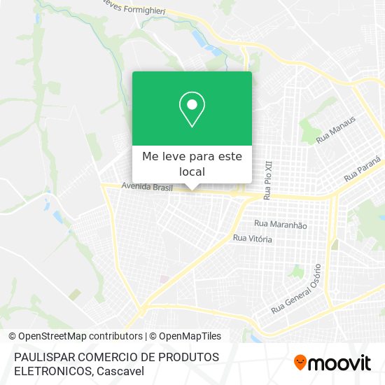 PAULISPAR COMERCIO DE PRODUTOS ELETRONICOS mapa