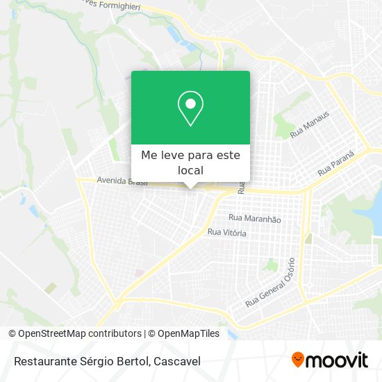 Restaurante Sérgio Bertol mapa