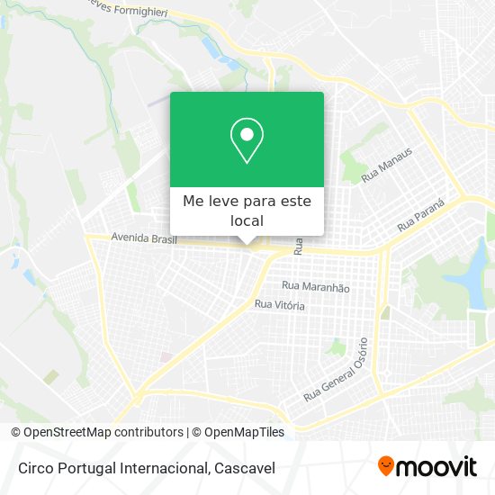 Circo Portugal Internacional mapa