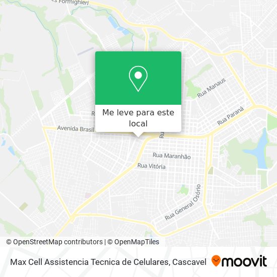 Max Cell Assistencia Tecnica de Celulares mapa
