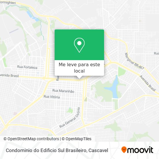 Condominio do Edificio Sul Brasileiro mapa