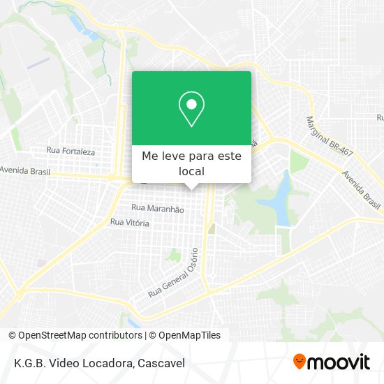 K.G.B. Video Locadora mapa