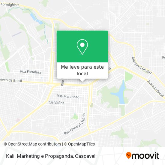 Kalil Marketing e Propaganda mapa