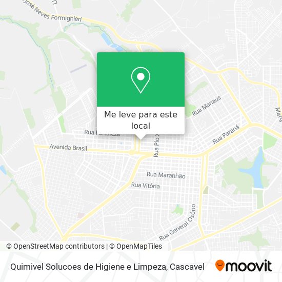 Quimivel Solucoes de Higiene e Limpeza mapa