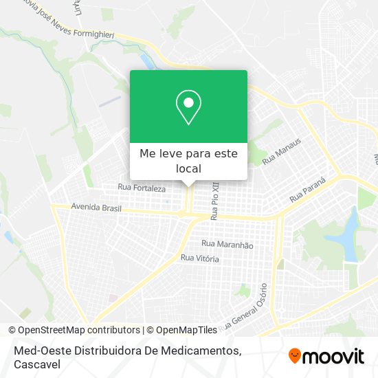 Med-Oeste Distribuidora De Medicamentos mapa