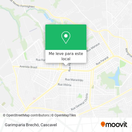 Garimparia Brechó mapa