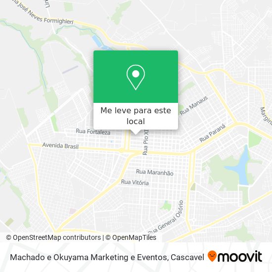 Machado e Okuyama Marketing e Eventos mapa