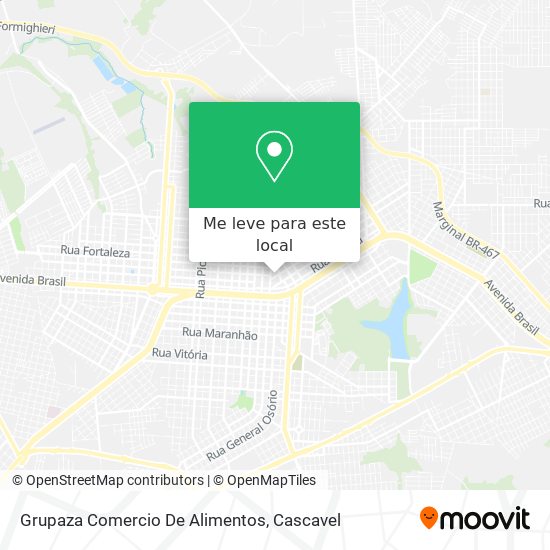 Grupaza Comercio De Alimentos mapa