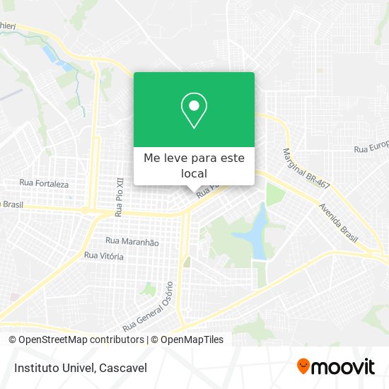 Instituto Univel mapa