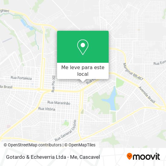 Gotardo & Echeverria Ltda - Me mapa