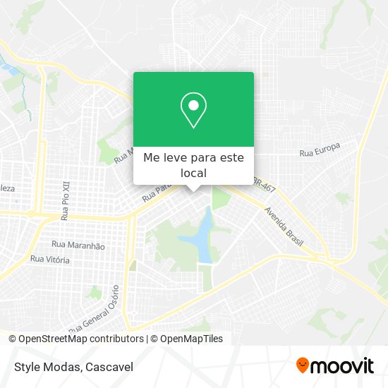 Style Modas mapa