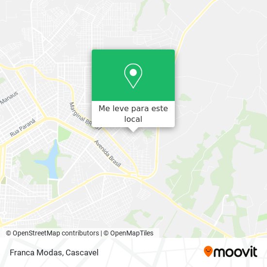 Franca Modas mapa