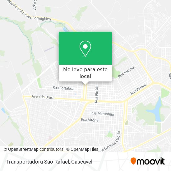 Transportadora Sao Rafael mapa