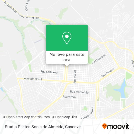 Studio Pilates Sonia de Almeida mapa