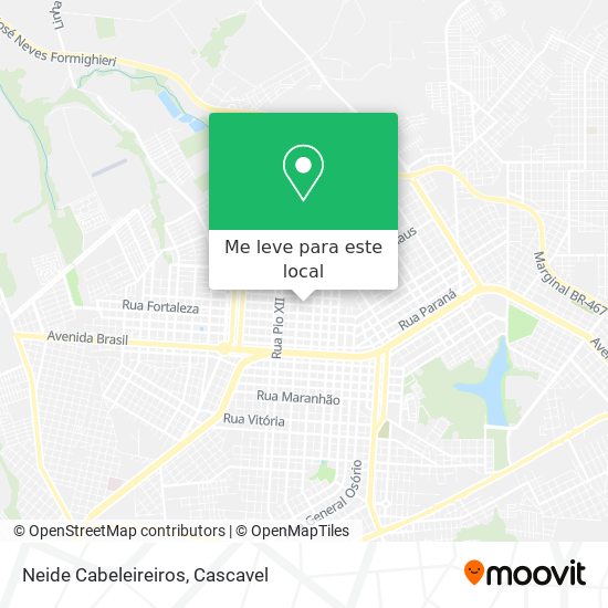 Neide Cabeleireiros mapa