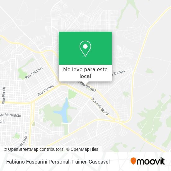 Fabiano Fuscarini Personal Trainer mapa