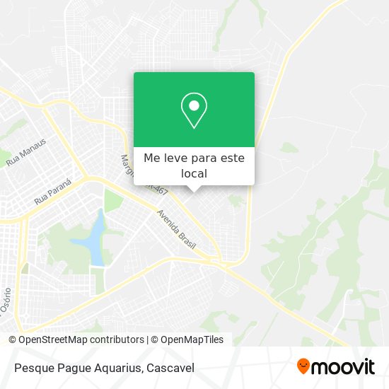 Pesque Pague Aquarius mapa