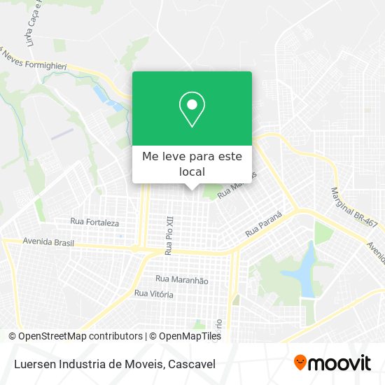 Luersen Industria de Moveis mapa