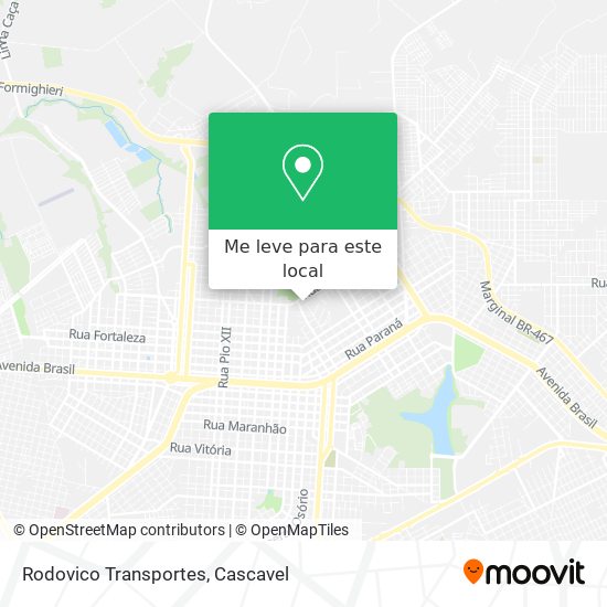 Rodovico Transportes mapa