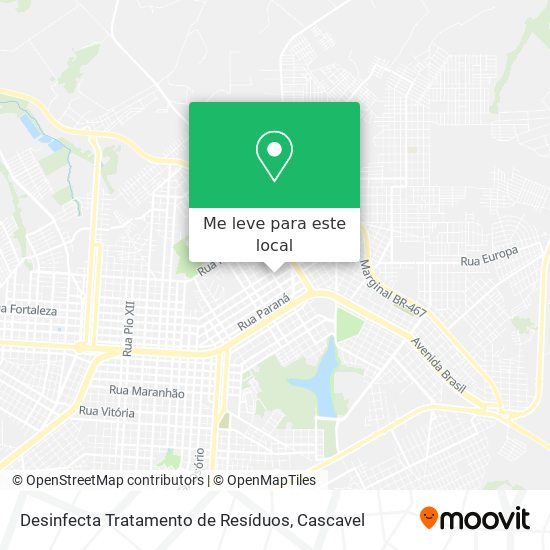 Desinfecta Tratamento de Resíduos mapa