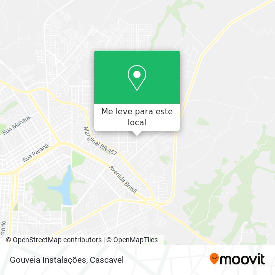 Gouveia Instalações mapa