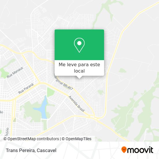 Trans Pereira mapa