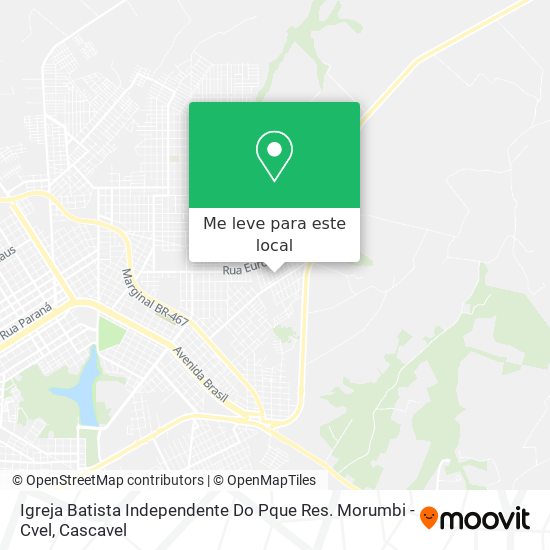 Igreja Batista Independente Do Pque Res. Morumbi - Cvel mapa