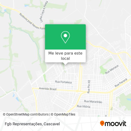Fgb Representações mapa