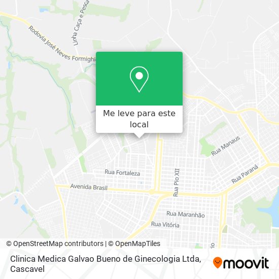 Clinica Medica Galvao Bueno de Ginecologia Ltda mapa