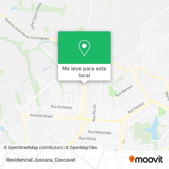 Residencial Jussara mapa