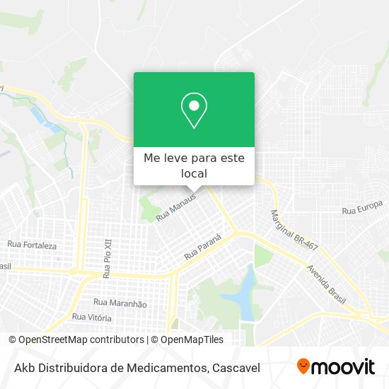 Akb Distribuidora de Medicamentos mapa