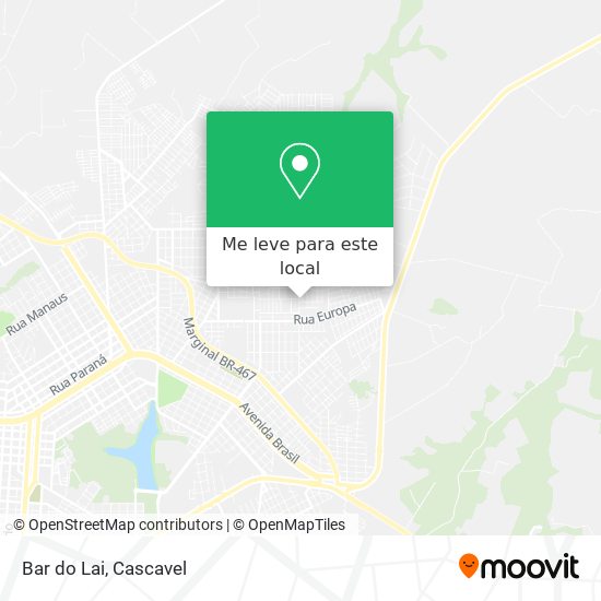 Bar do Lai mapa