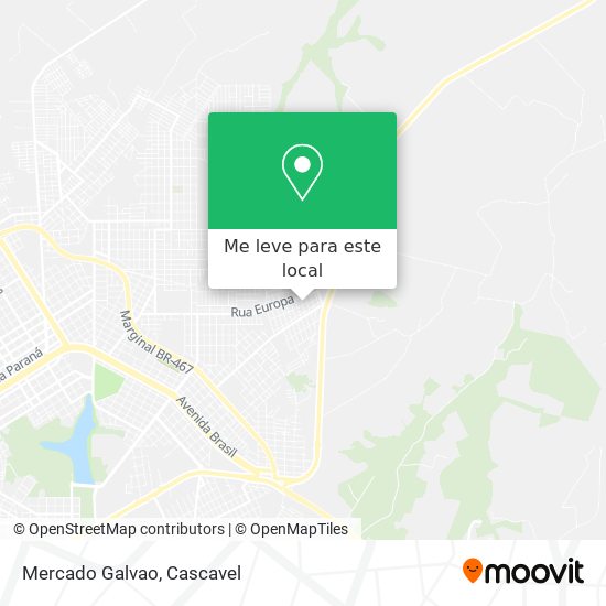 Mercado Galvao mapa